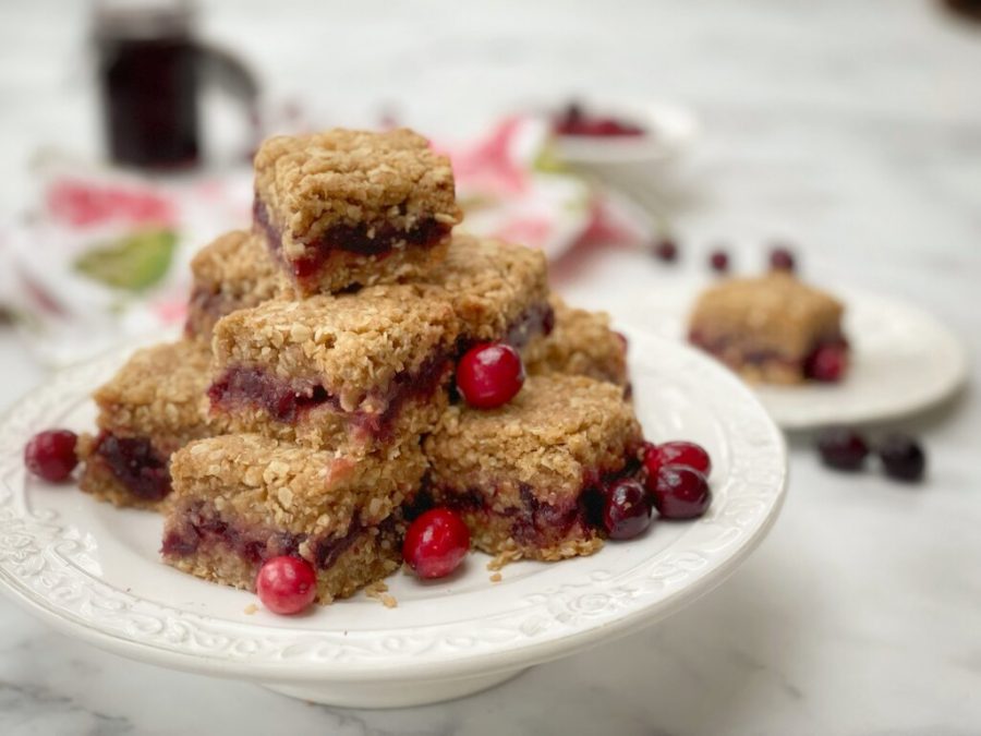 Oatmeal Cranberry Squares